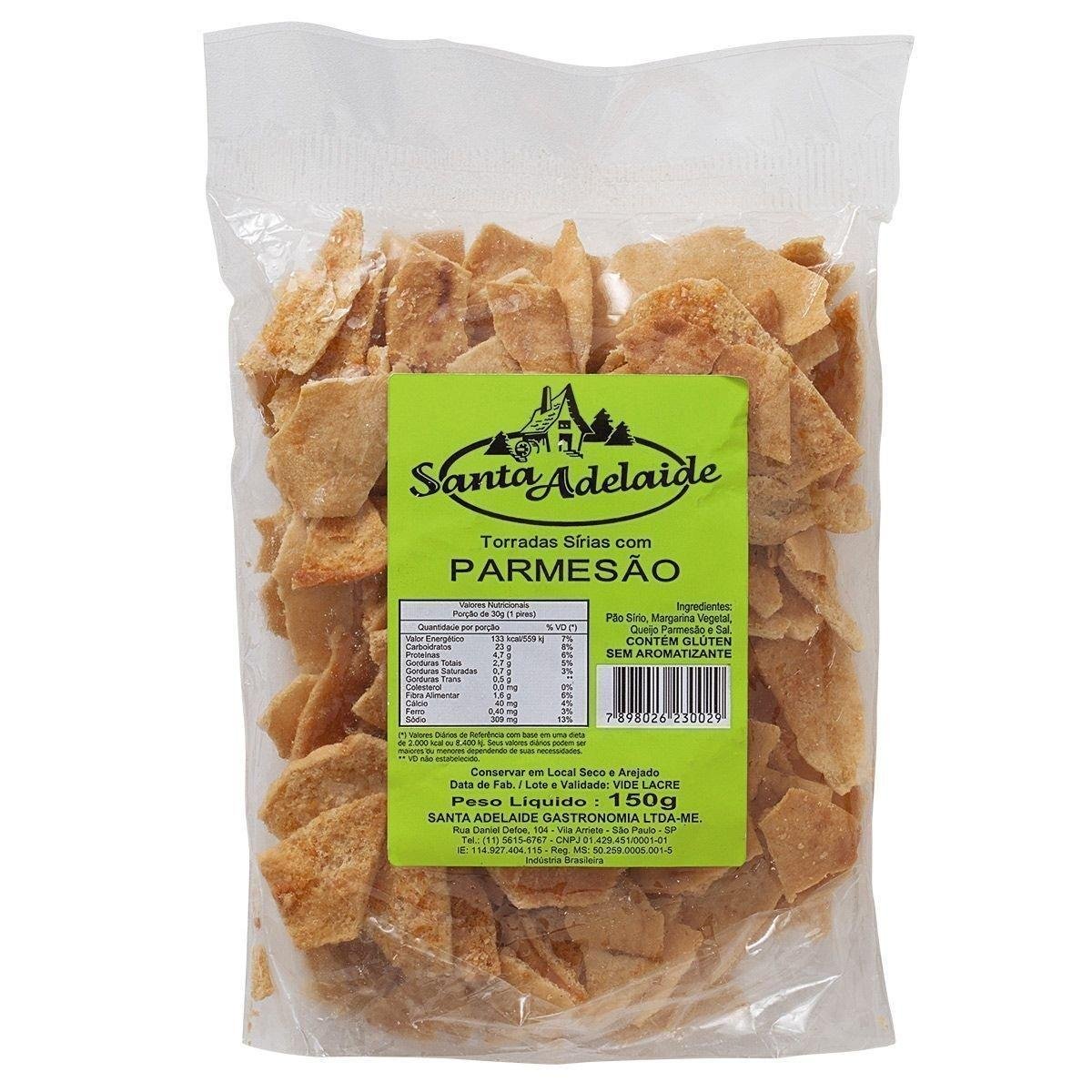 Torrada Síria com Parmesão SANTA ADELAIDE 150g
