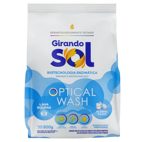 Lava Roupa GIRANDO SOL Optical Wash Floral Paris 800g