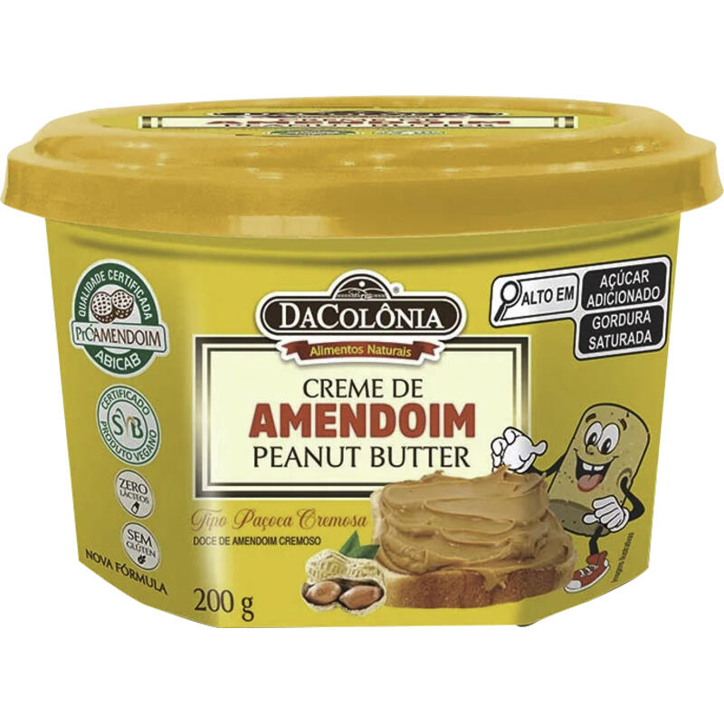 Pasta de Amendoim DaColônia Paçoca 200g