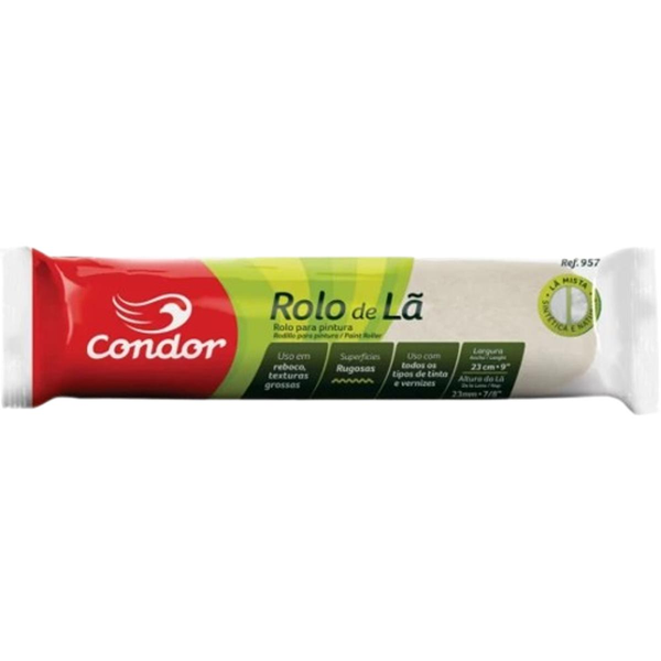 Rolo Condor 23cm - Lã