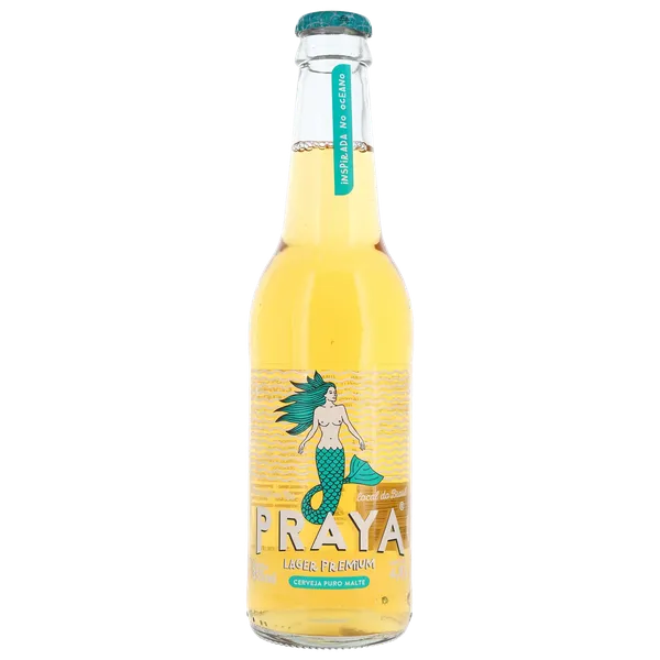 Cerveja Praya 355ml - Puro Malte - Long Neck
