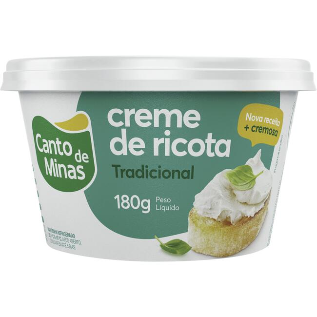 Creme de Ricota Canto de Minas Tradicional 180g