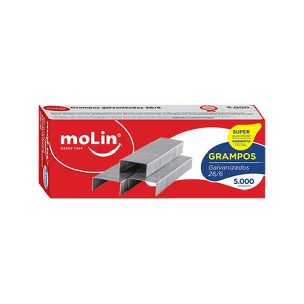 Grampo Molin Tam. 26/6 - Galvanizado - Ref. 17960