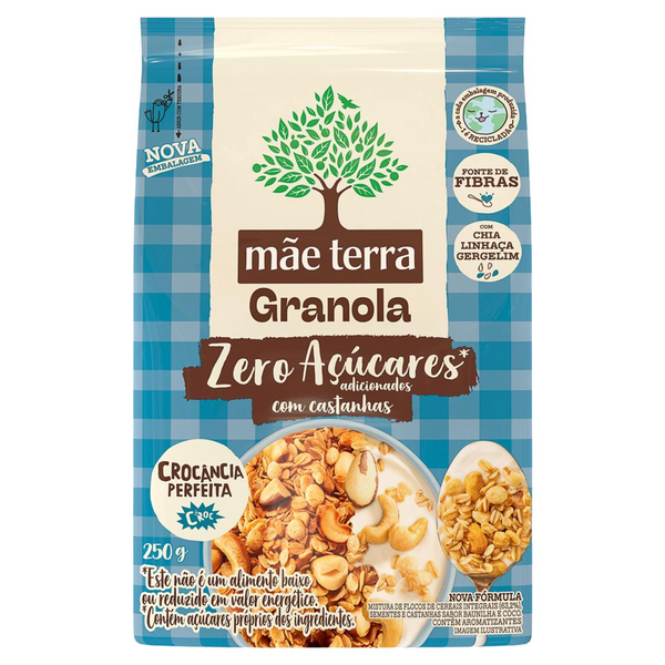 Granola Tradicional Mãe Terra Zero Açúcares 250g