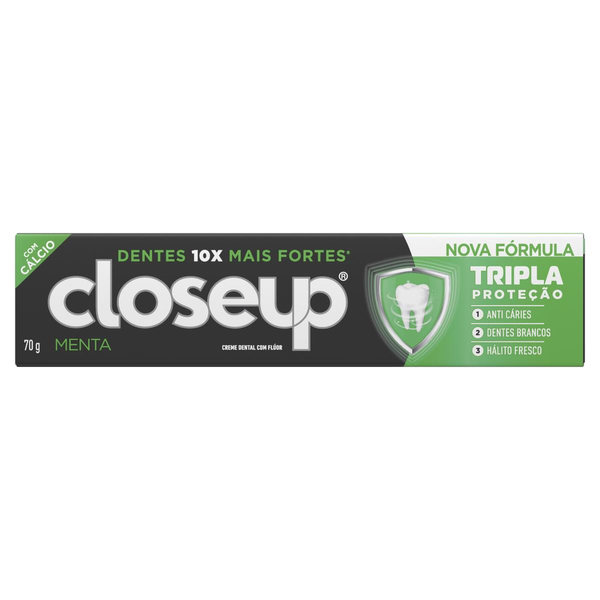Creme Dental Closeup Menta Tripla Proteção 70g