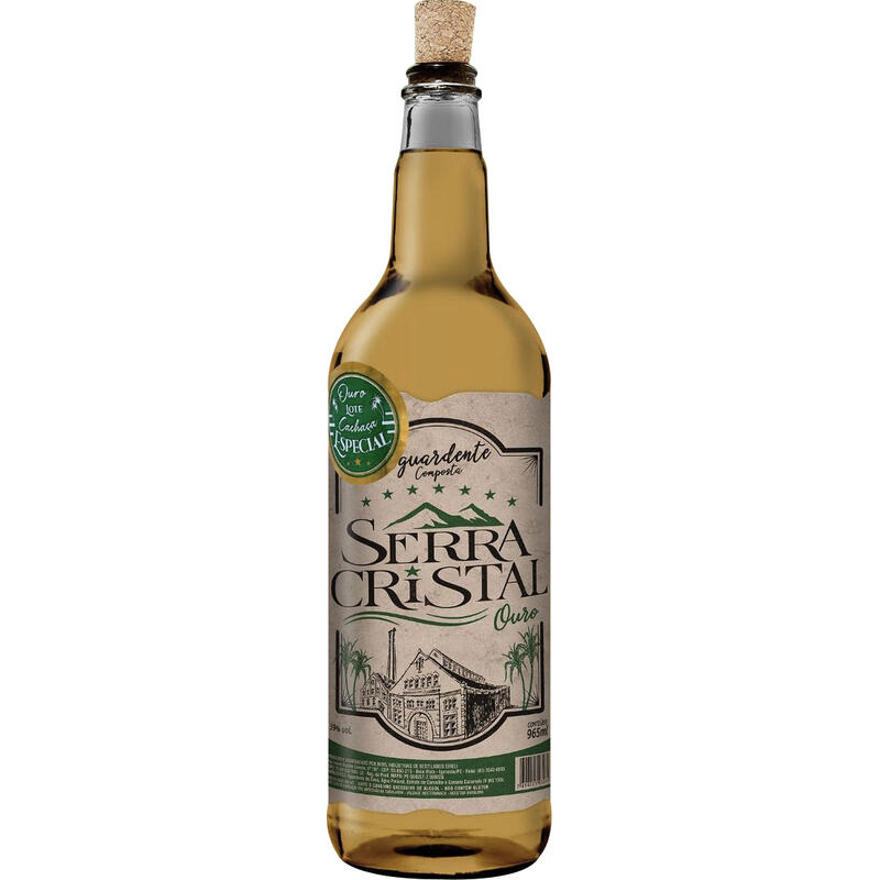Aguardente Composta Serra Cristal Ouro 965ml