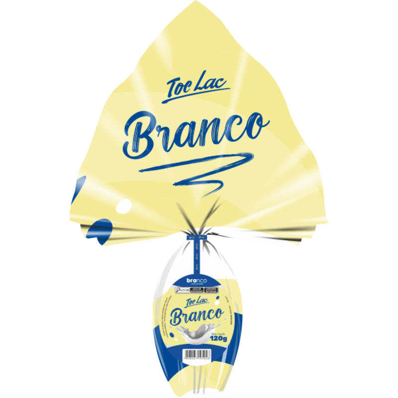 Ovo de Páscoa Toc Lac Branco 120g