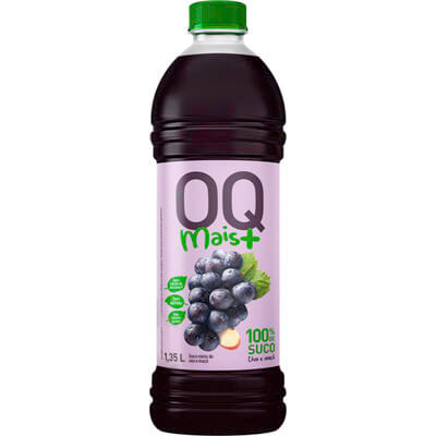 Suco de Uva e Maçã OQ PET 1,35 L