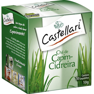 Chá Capim-Cidreira Castellari 10g 10 Unidades