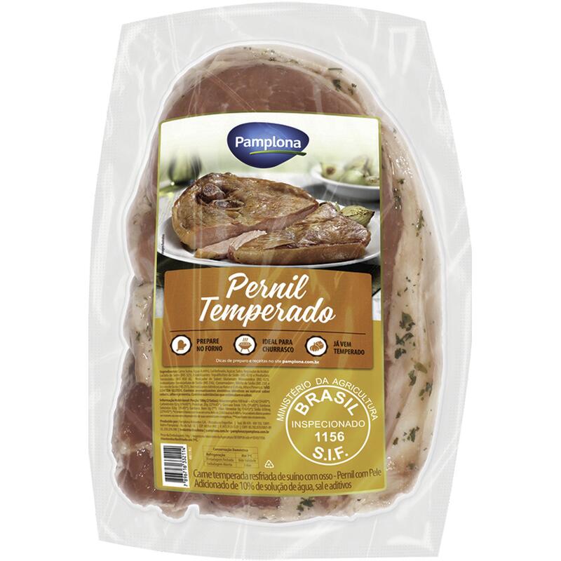 Pernil Suíno Temp Pamplona Resf Sem osso Preço por quilo na peça