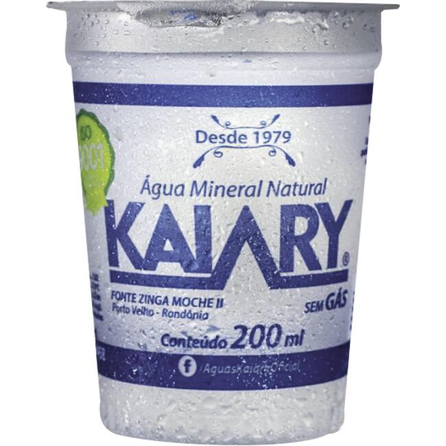 Água Mineral Kaiary Sem gás 200ml