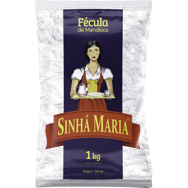 Fécula de Mandioca Sinhá Maria 1kg