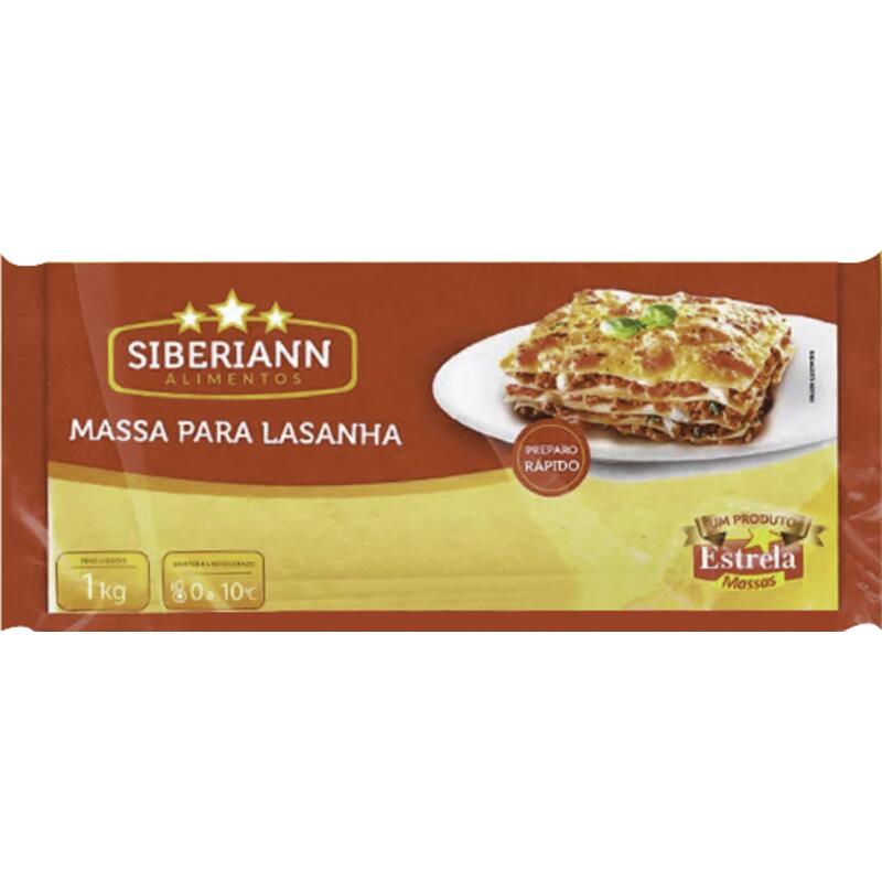 Massa para Lasanha Siberiann 1kg