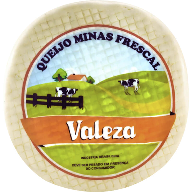 Queijo Minas Frescal Valeza Preço por quilo na peça