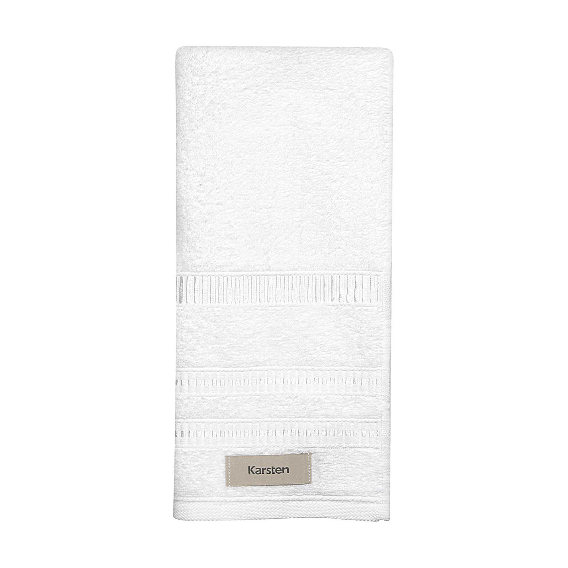 Toalha de Rosto Branca Berlim 3291572 Karsten 70x48cm