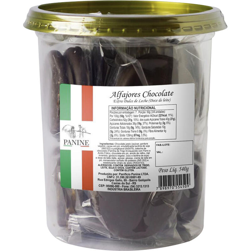 Alfajor Panine Chocolate 540g