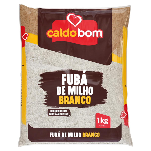 Fubá Caldo Bom 1kg - Branco