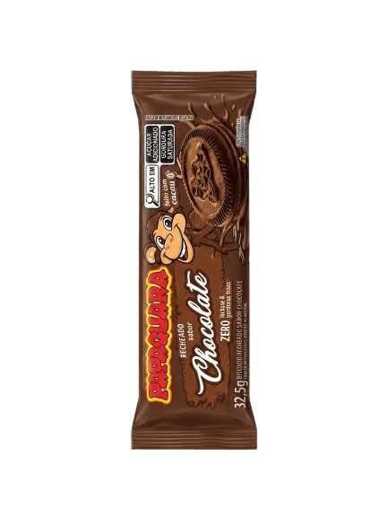 Biscoito Recheado Papaguara Sabor Chocolate 32,5g