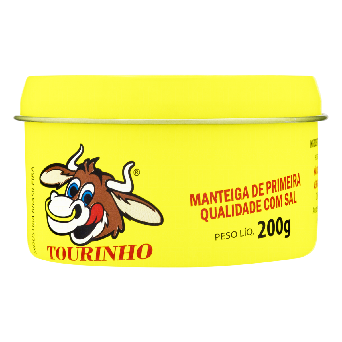 Manteiga de Primeira Qualidade com Sal Tourinho Lata 200g