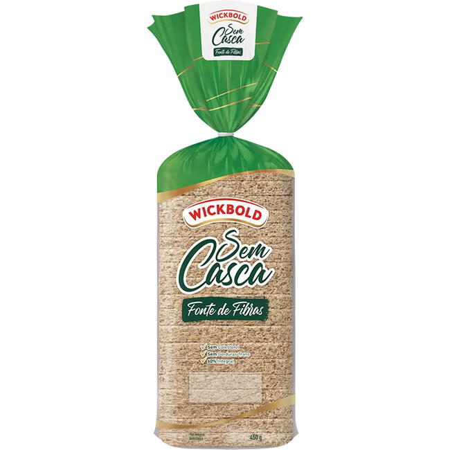 Pão Integral sem Casca Wickbold Pacote 450g