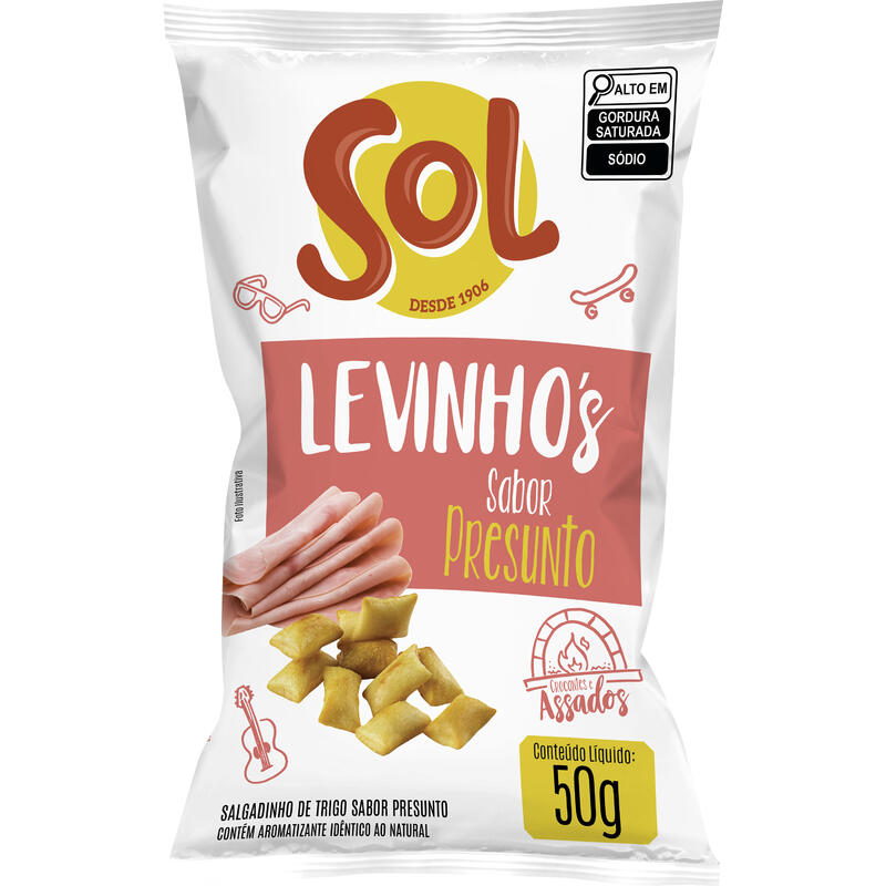 Salgadinho Levinho's Presunto 50g
