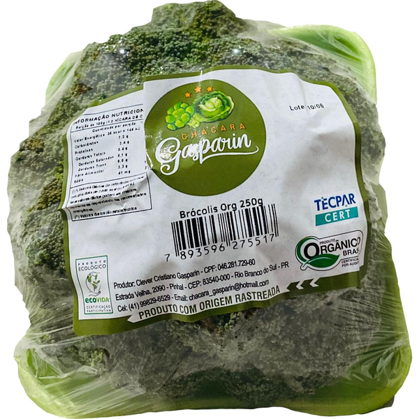 Brócolis Gasparin 250g - Orgânico