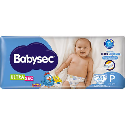 Fralda Descartável Babysec Ultra P 28un