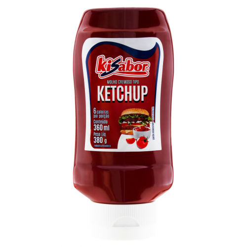 Ketchup Tradicional Kisabor Squeeze 380g
