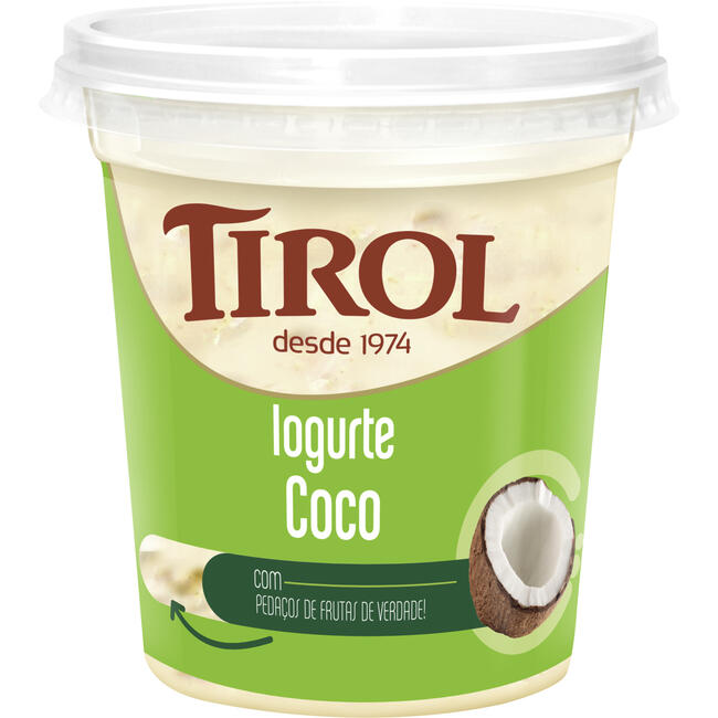 Iogurte com Pedaços Tirol Coco 500g