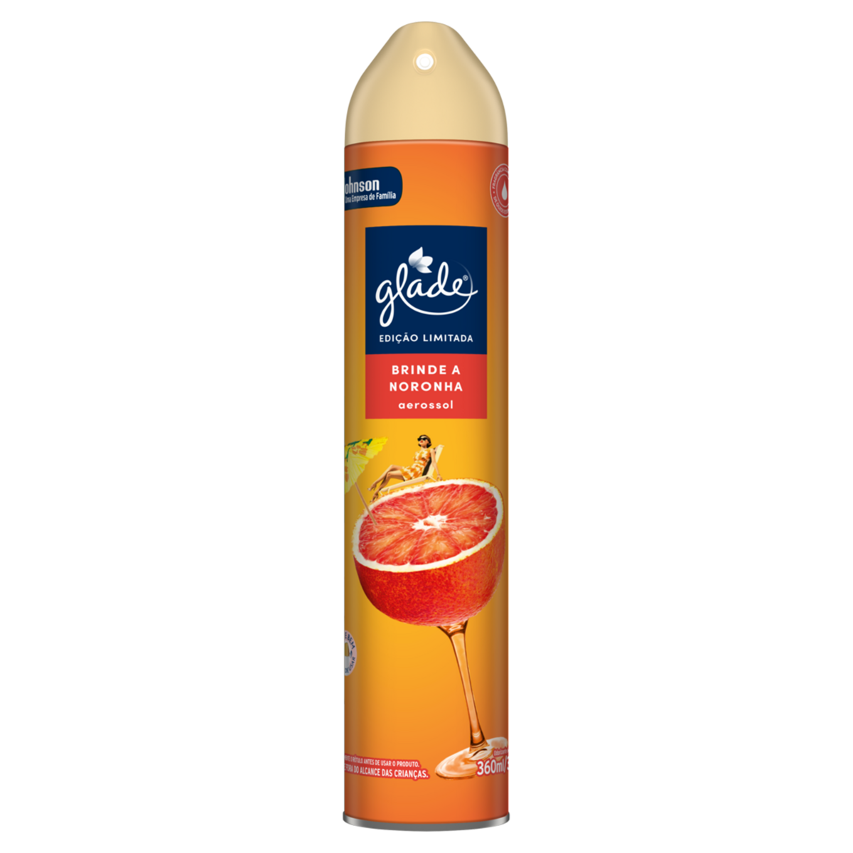 Odorizador de Ambiente Aerossol Brinde a Noronha Glade Frasco 360ml Spray