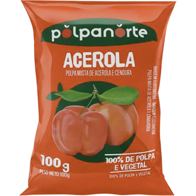 Polpa de Fruta POLPANORTE Acerola Congelada 100g