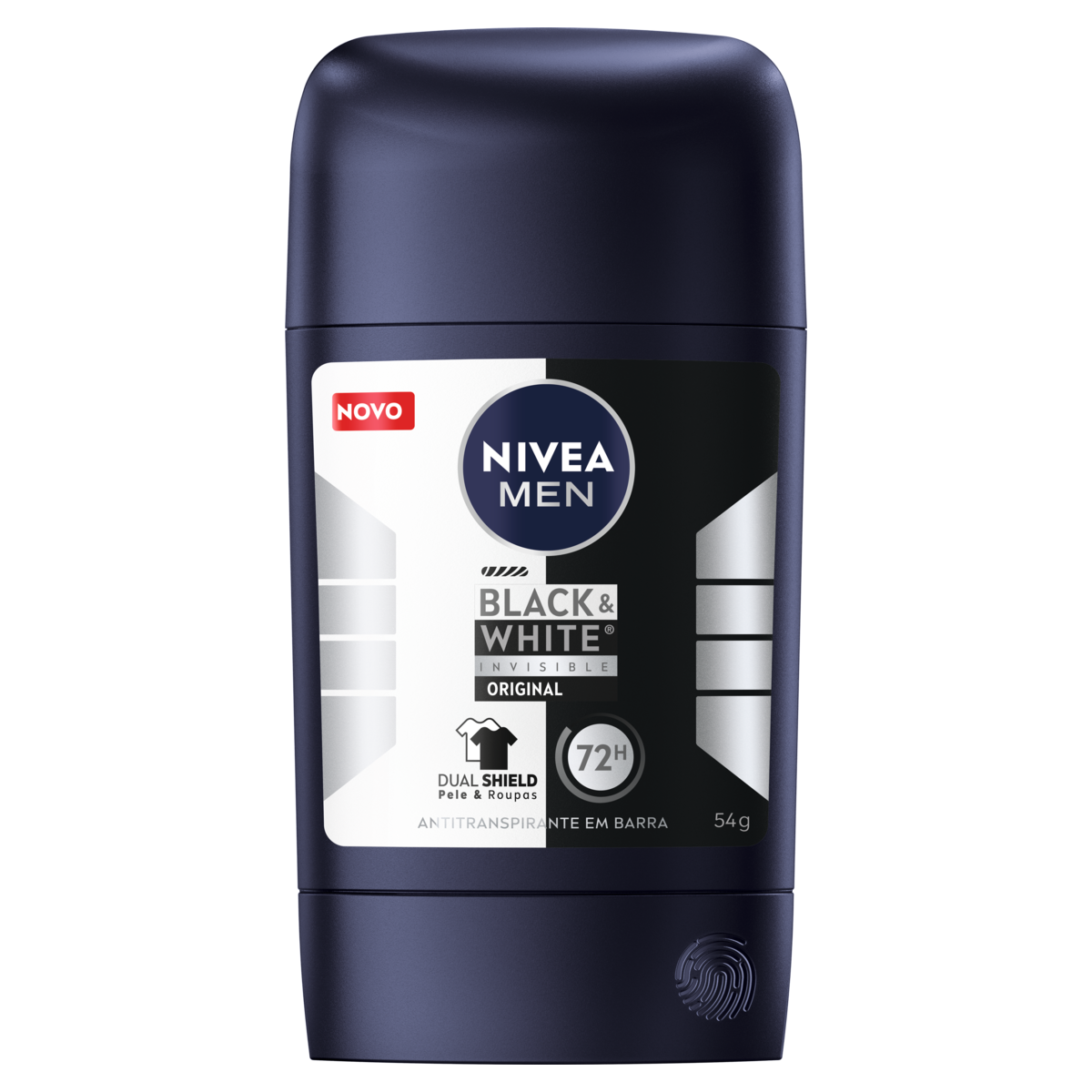 Antitranspirante Barra Original Nivea Men Invisible Black & White 54g