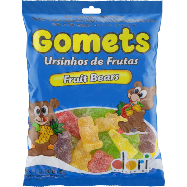 Bala Dori 100g - Gomets - Ursinhos de Frutas