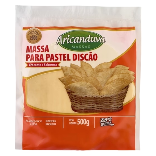 Massa para Pastel Aricanduva Disco 500g
