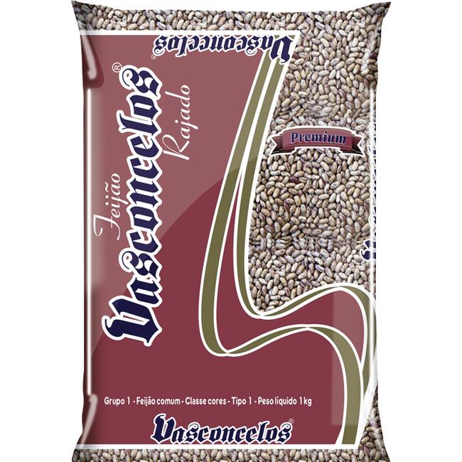 Feijão Rajado Vasconcelos Tipo 1 1kg