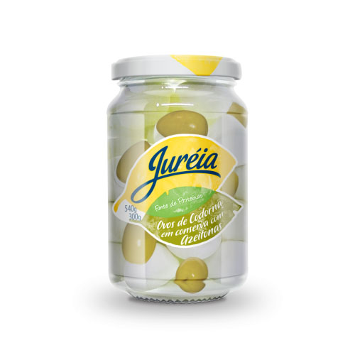 Ovo de Codorna Juréia Com Azeitona 300g