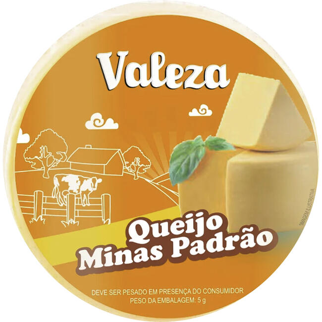 Queijo Minas Padrão Valeza Preço por quilo na peça