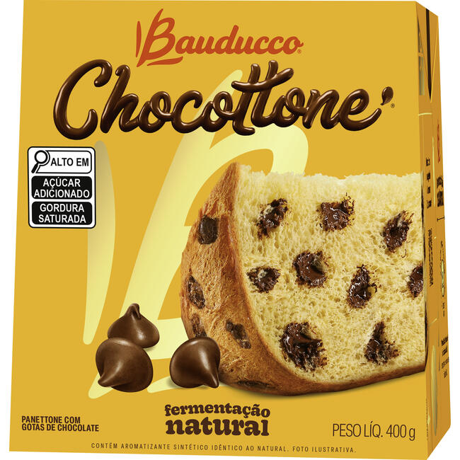 Chocottone BAUDUCCO gotas caixa 400g