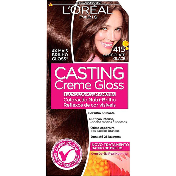 Coloração Casting Creme Gloss - N. 415 - Chocolate-glace