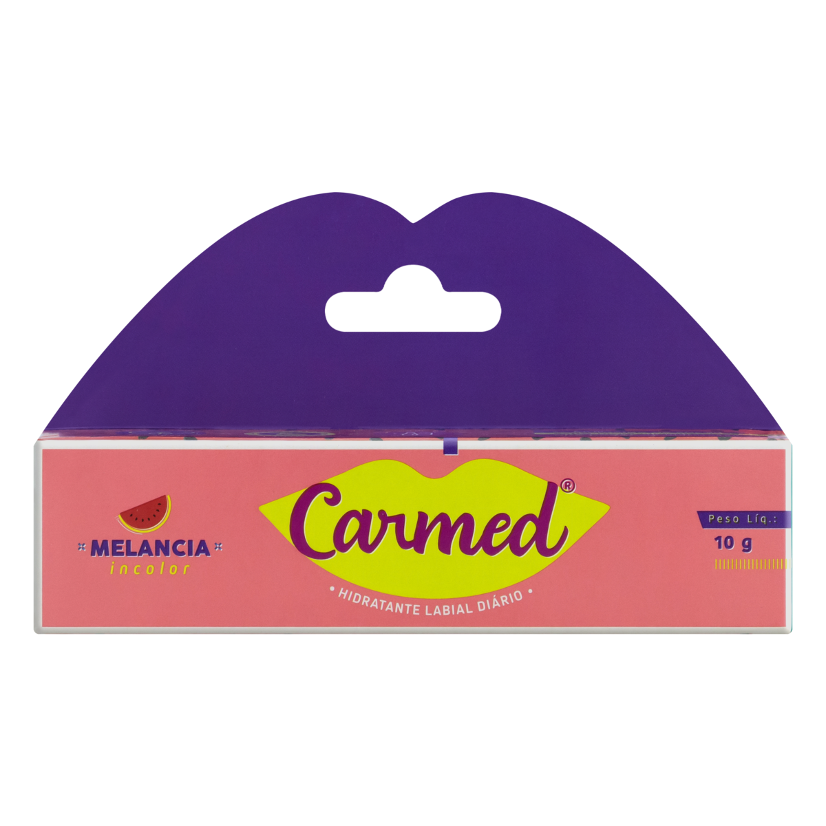 Hidratante Labial Melancia Carmed Caixa 10g