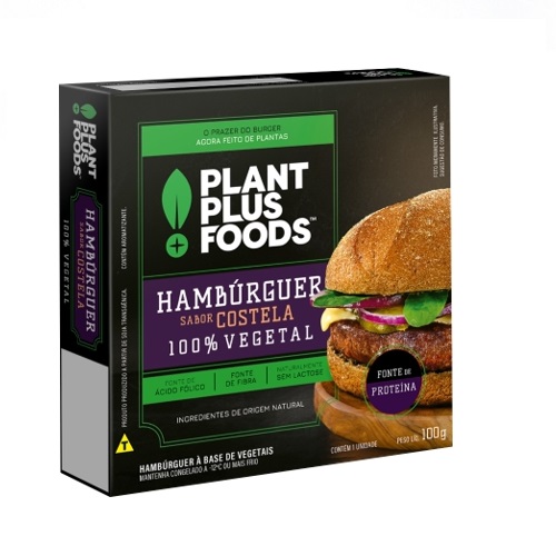Hamburguer Vegetal Plantplus Foods Costela 100g