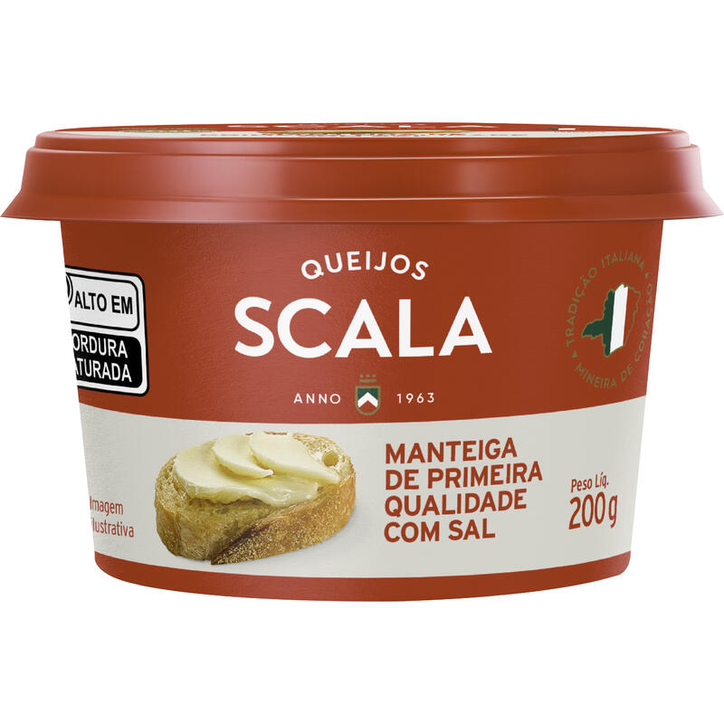 Manteiga Scala Com sal 200g