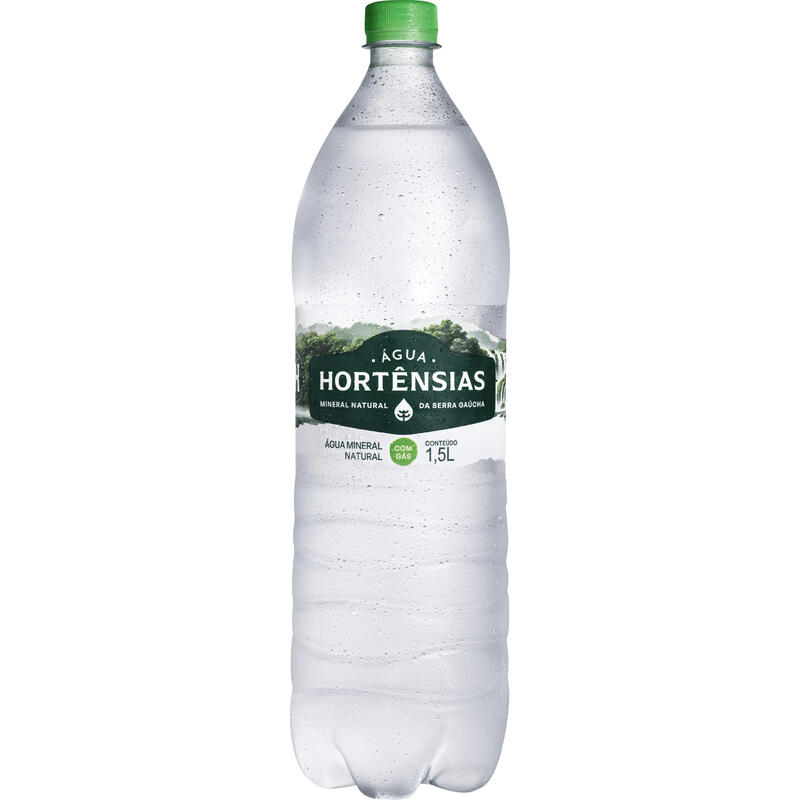 Água Mineral Hortênsias Com Gás 1,5L