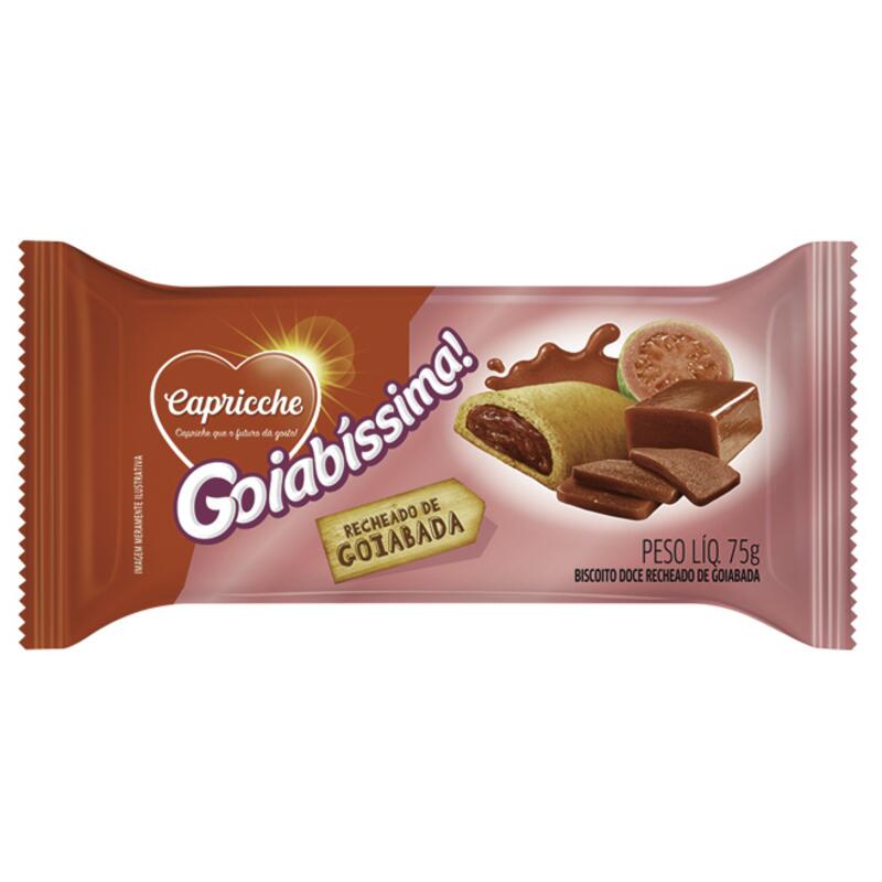 Biscoito Capricche Goiabíssima 75g