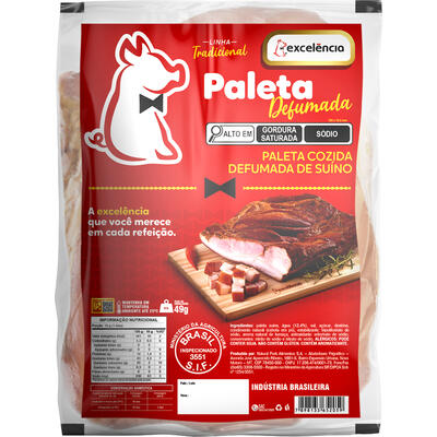 Bacon Paleta Defumado Excelência Preço por quilo na peça