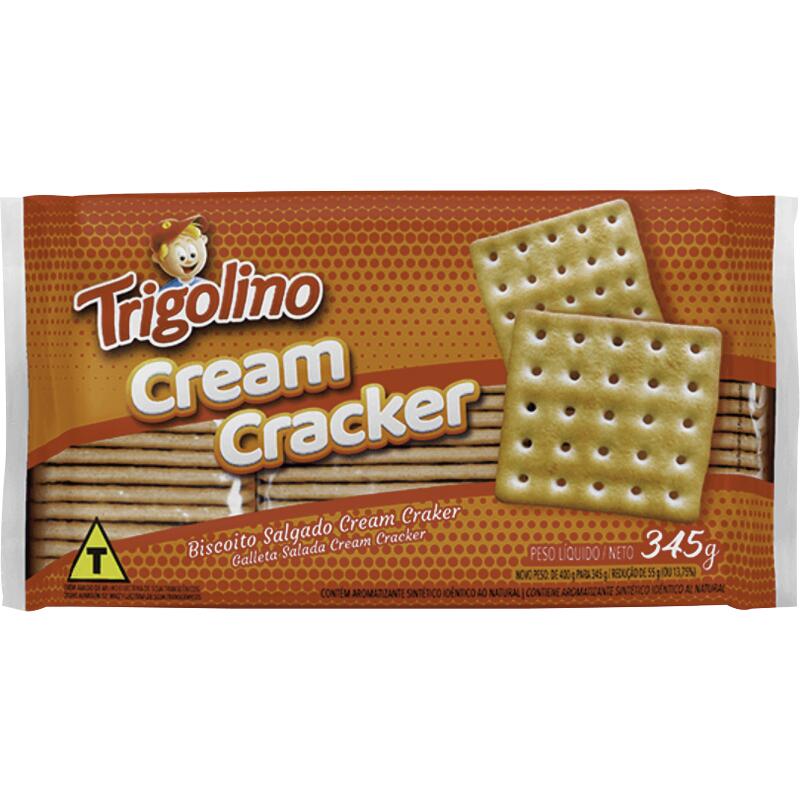 Biscoito Trigolino Cream Cracker 345g