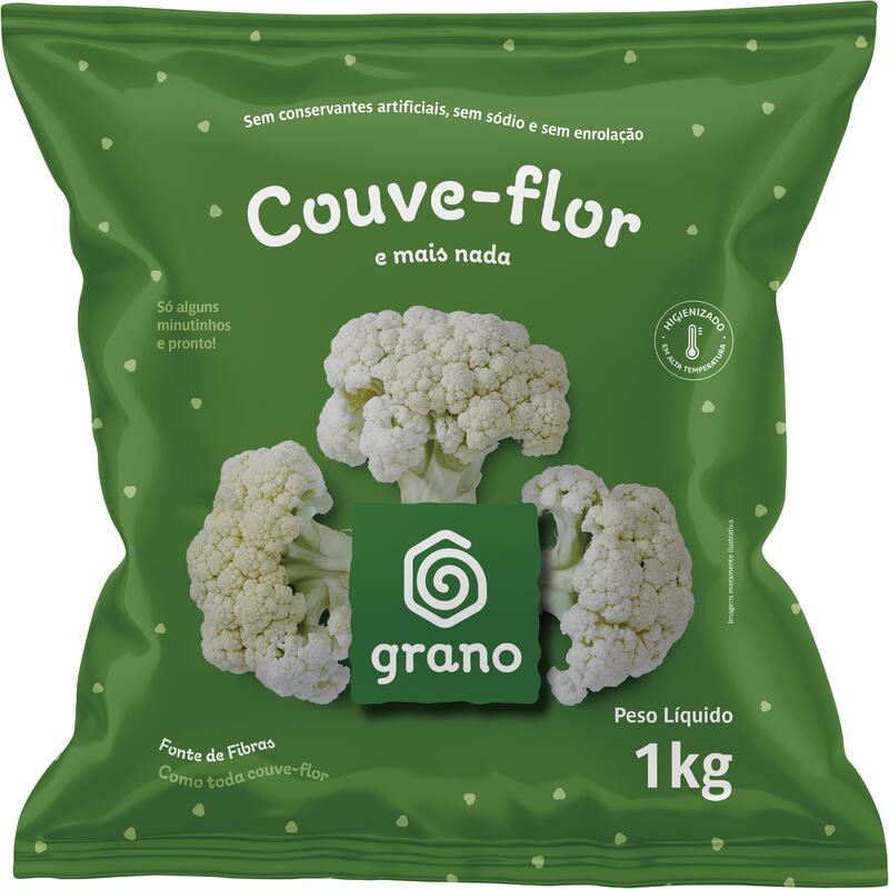 Couve Flor Grano Congelado 1kg