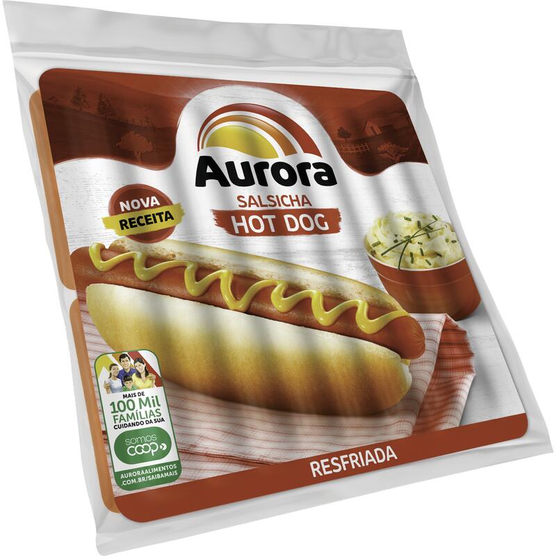 Salsicha Hot Dog Aurora Resfriada 3kg