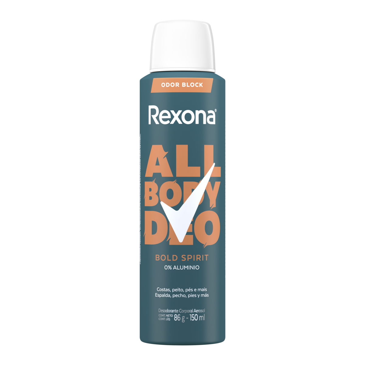 Desodorante REXONA All Body Deo Bold Spirit 150ml