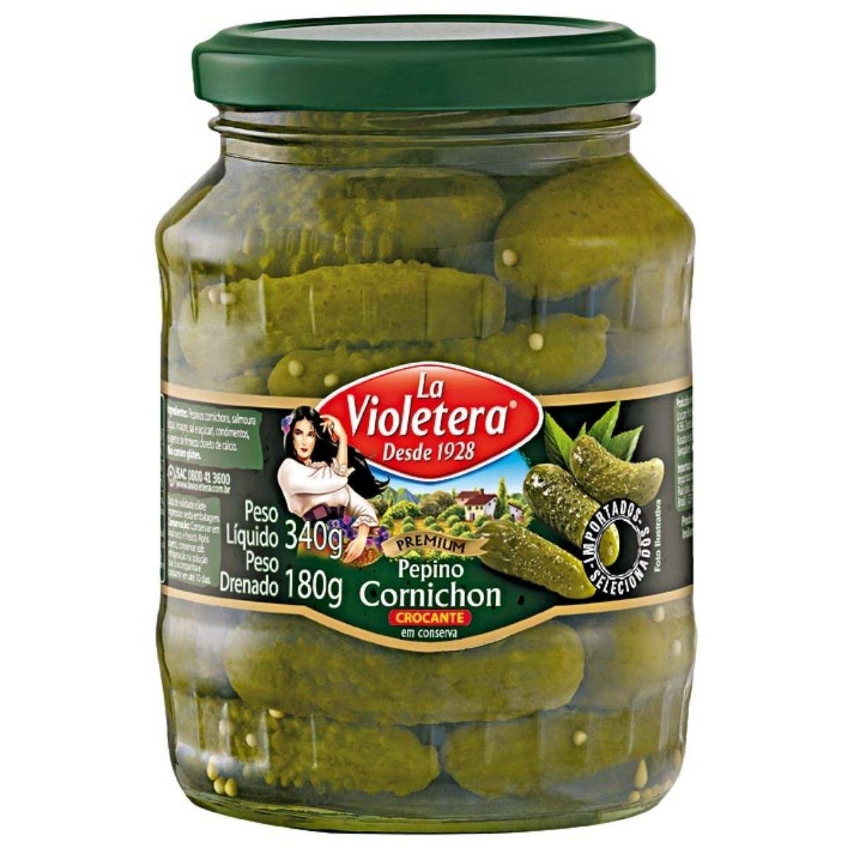 Pepininhos Cornichons La Violetera 180g